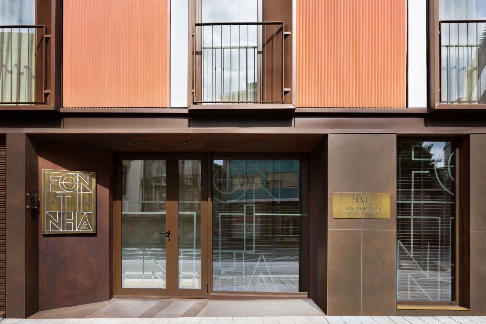 Entrada do hotel